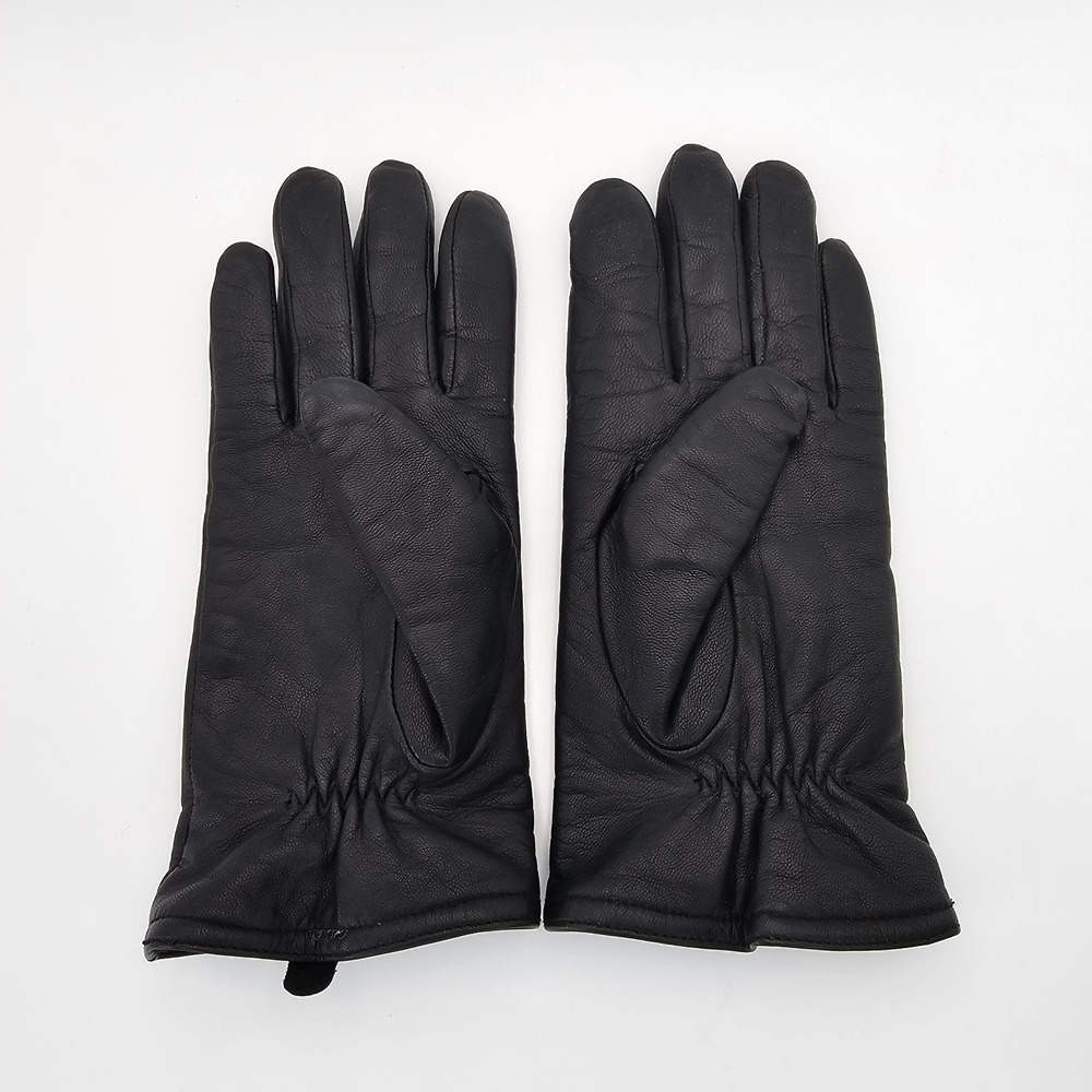 Vintage Thinsulate Leather Gloves Women's Medium 40g Black Winter Driving‎